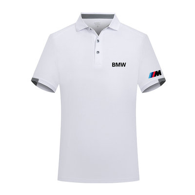 Polo BMW M Power Léger Séchage Rapide Homme Eté avec 3 Boutons